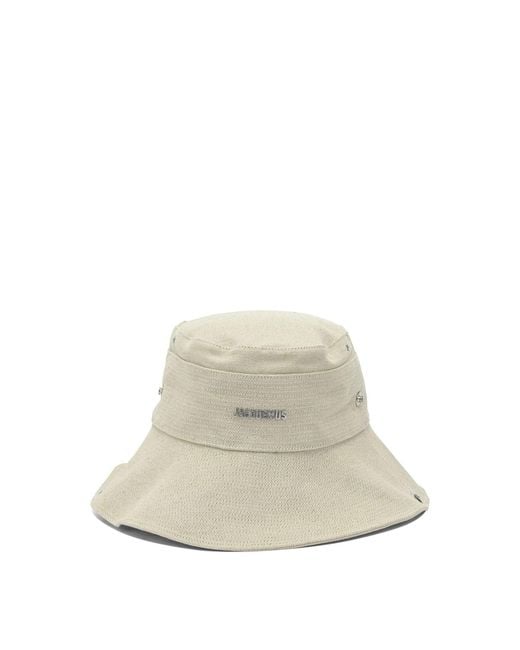 Jacquemus White "De Nîmes" Bucket Hat for men