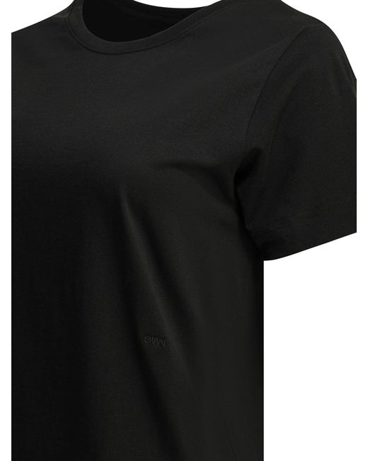 OWN OFF WITH NATURE Black T Shirts