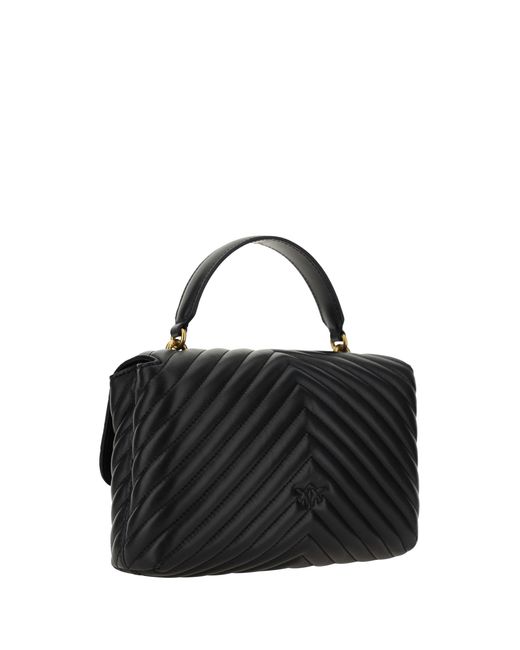 Pinko Black Love Lady Handbag Nero-Antique