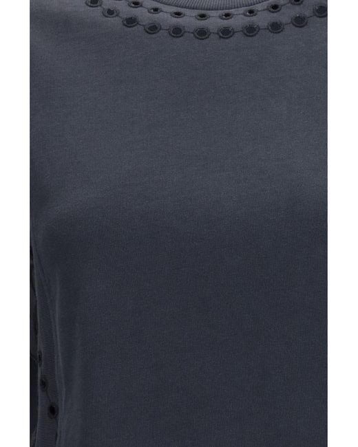 Isabel Marant Blue Marant Etoile Odyle Cotton T-Shirt