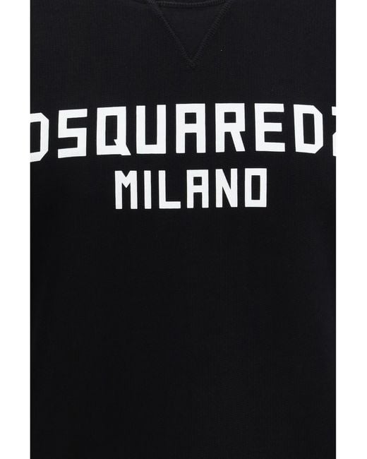 DSquared² Black Sweatshirts for men