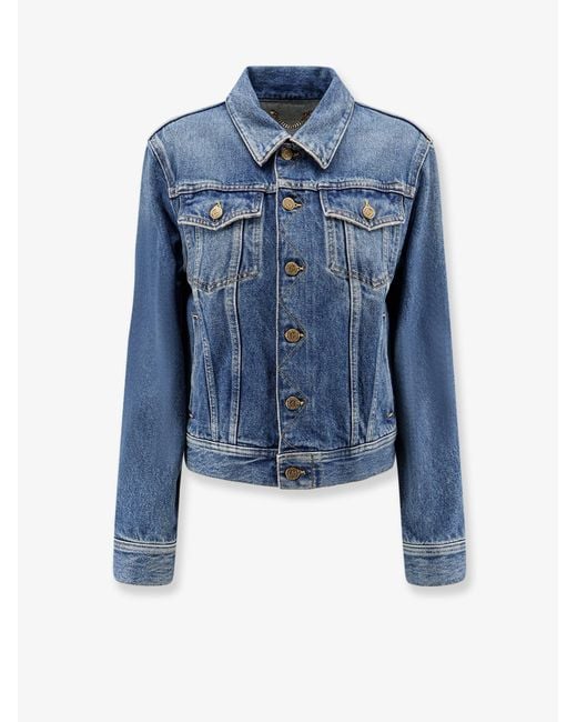 Golden Goose Deluxe Brand Blue Deluxe Brand Slim Fit Denim Jacket