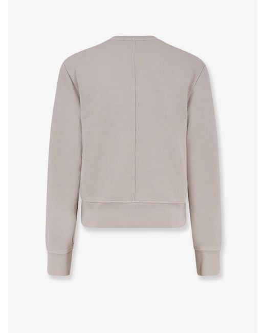 Entire studios White Pod Crew Cotton Sweatshirt