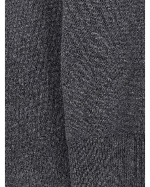 The Row Blue Oashi Cashmere Top Sweater