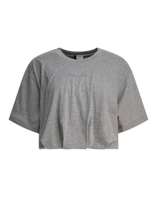 Pinko Gray T-Shirts And Polos