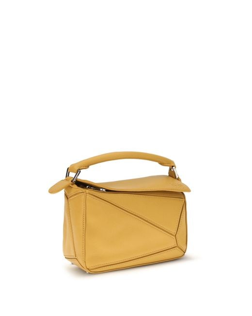 Loewe Metallic Featherlight Puzzle Mini Handbag