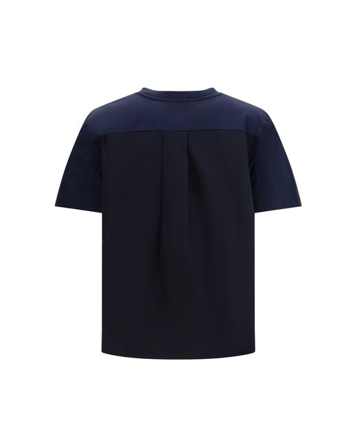 Marni Blue Embroidered Logo T-Shirt