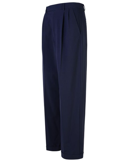 A.P.C. Blue 'Marissa' Viscose Blend Trousers