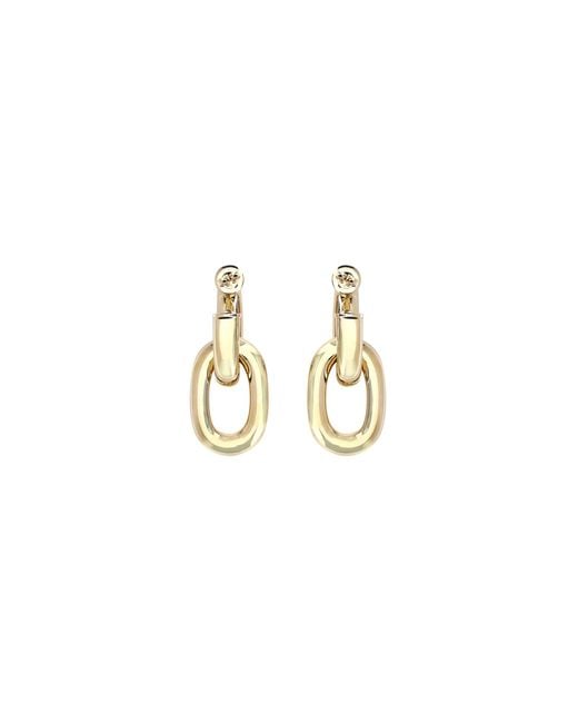 Rabanne White Rabanne Double Xl Link Earrings