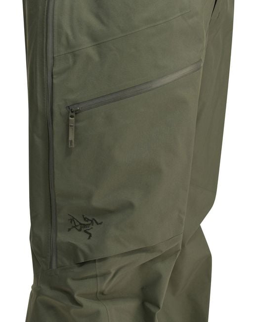 Arc'teryx Green Rush Bib Technical Pants for men