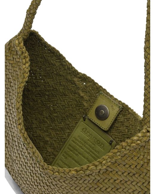 Dragon Diffusion Green Nova Luna Shoulder Bags