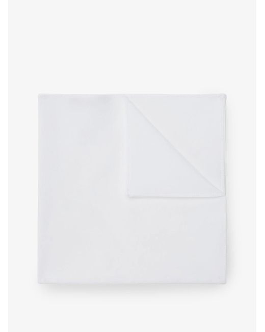 Brunello Cucinelli White Cotton Pocket for men