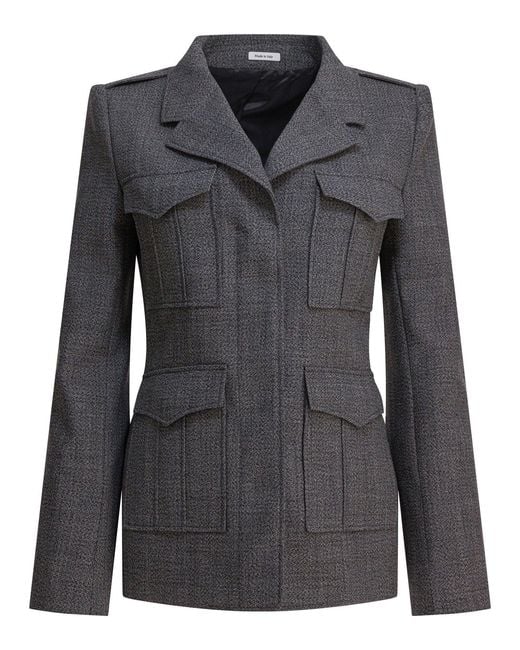 McQueen Black Wool Jacket
