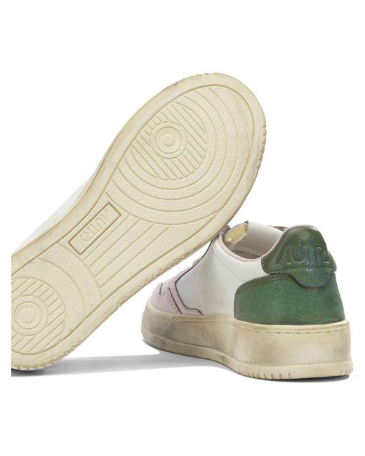 Autry White Sneakers & Slip-on Pink