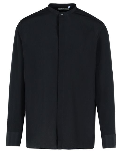 Laneus Blue Silk Shirt for men