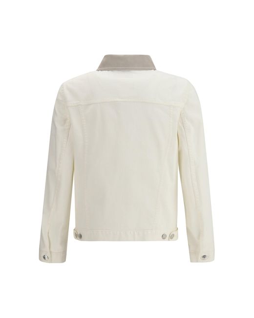 Brunello Cucinelli White Jackets for men