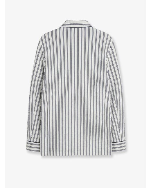 Dolce & Gabbana Multicolor Dolce & Gabbana Vanity Froisse Fabric Dressing Gown Shirt for men