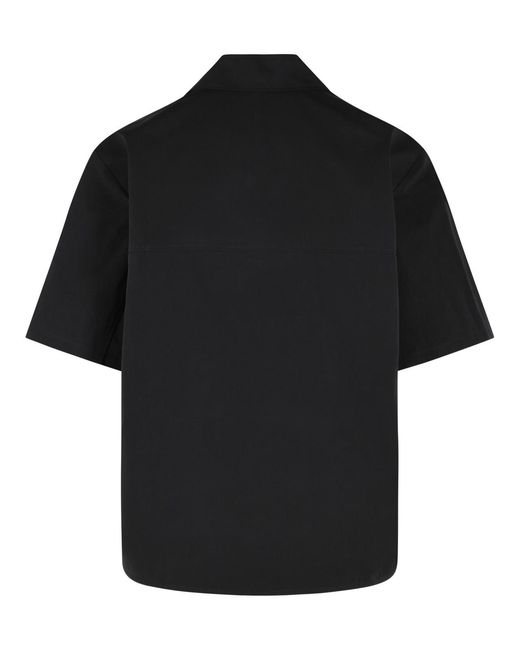 Séfr Black 'Waylon' Cotton Shirt for men