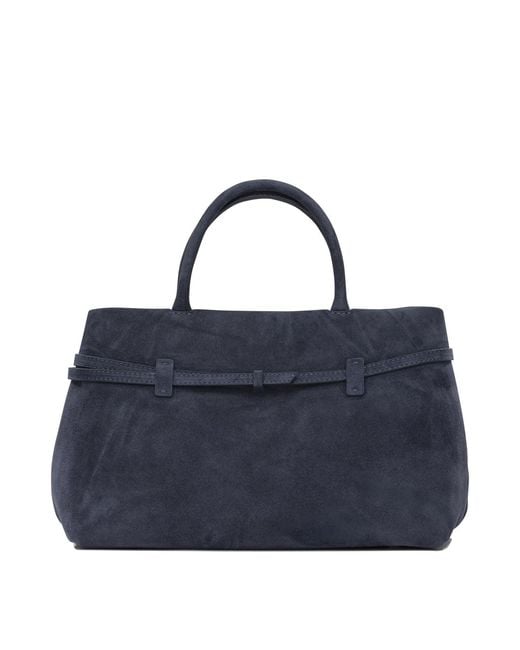 MANU Atelier Blue "Le Cambon 35" Medium Handbag
