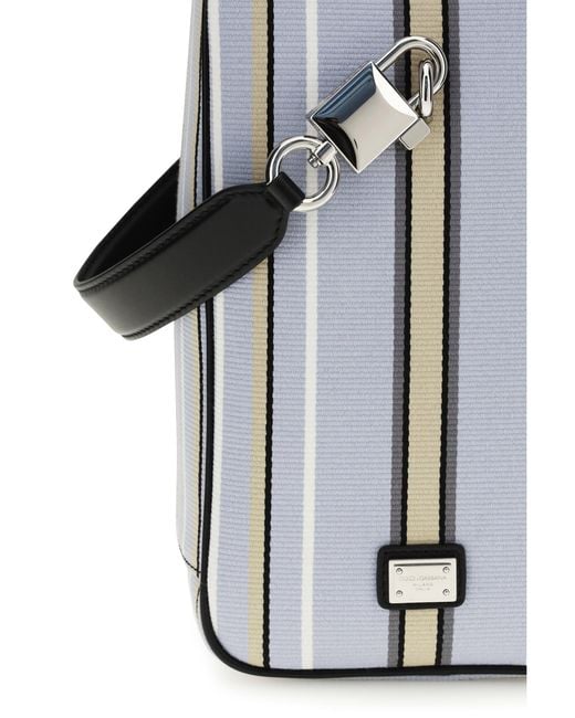 Dolce & Gabbana Multicolor Lock Handbag for men