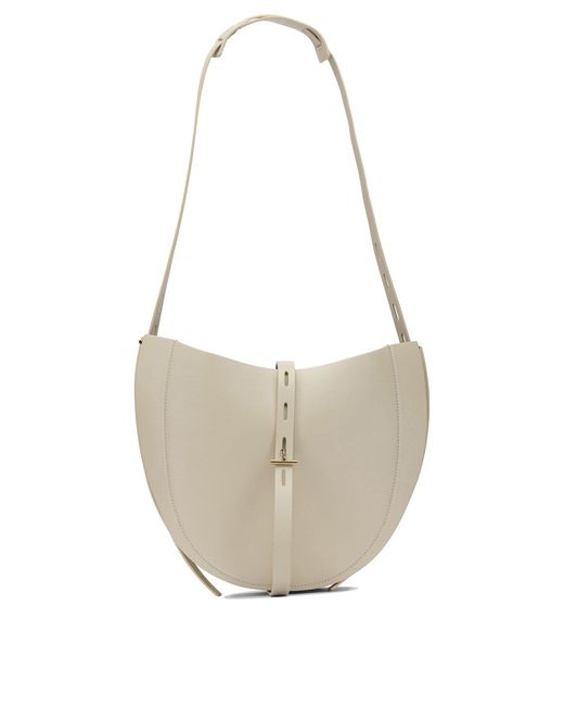 MINOBOSSI White Shoulder Bags Beige