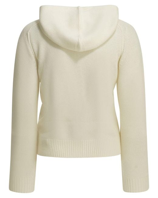 Burberry Natural "Jillian" Zipper Sweater