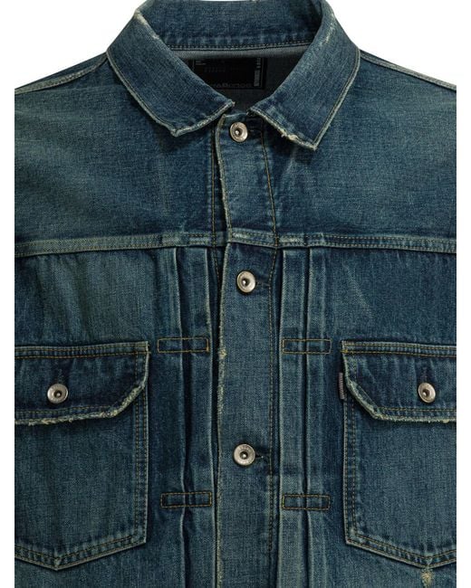 Sacai Blue Jackets & Coats Jackets And Coats
