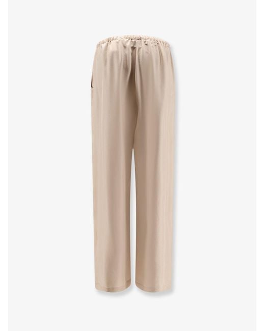 Alysi Natural Silk Trousers