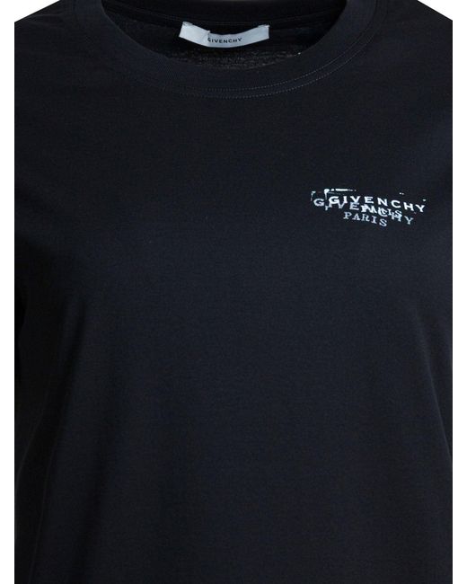 Givenchy Black "Fitted" Crew-Neck T-Shirt