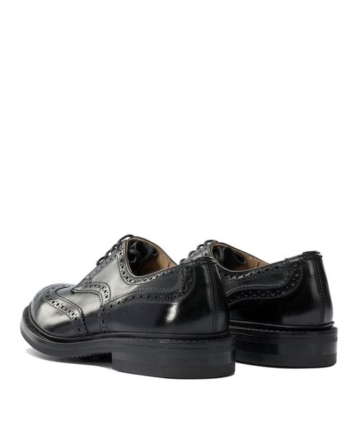 Tricker's Black "Bourton" Derby for men