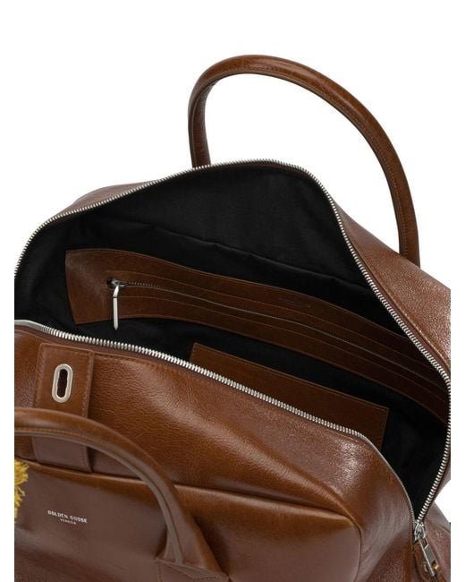 Golden Goose Deluxe Brand Brown "Vita" Large Handbag