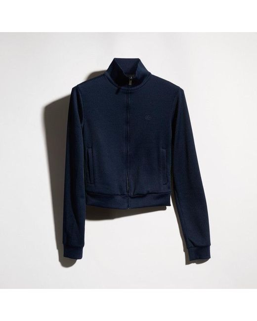 Gucci Blue Zippered Sweatshirt
