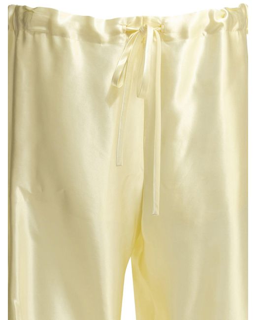 Khaite Yellow "Rohen" Casual Pants
