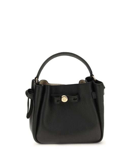 Tory Burch Black Mini Bucket Bag Romy