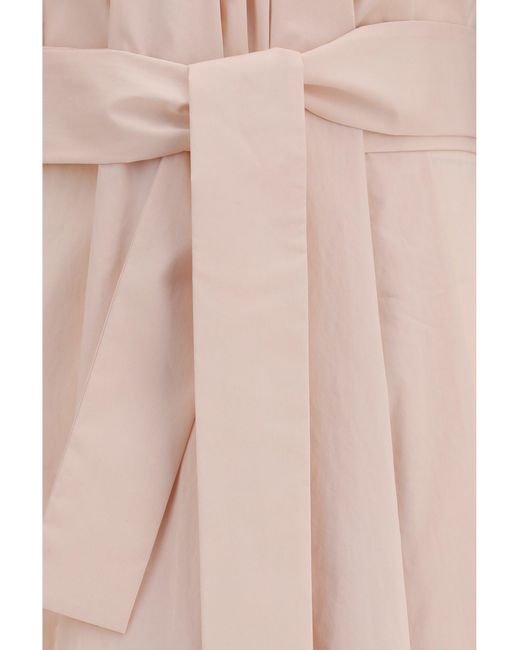 Sa Su Phi Pink Belted Pleated Dress Light