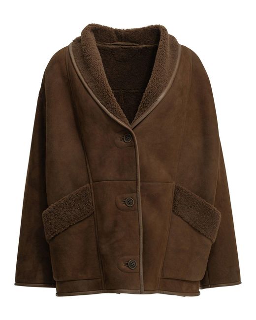 Salvatore Santoro Brown Shearling Jacket