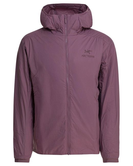 Arc'teryx Purple "Atom Hoody" Jacket for men