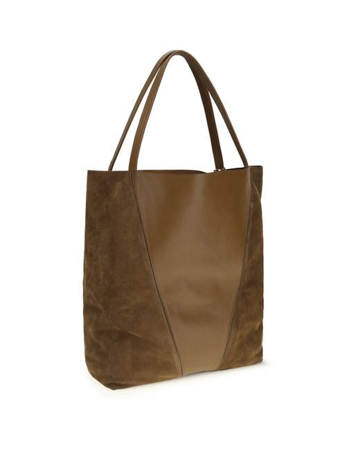 Chloé Brown Chloã Spin Tote Bag