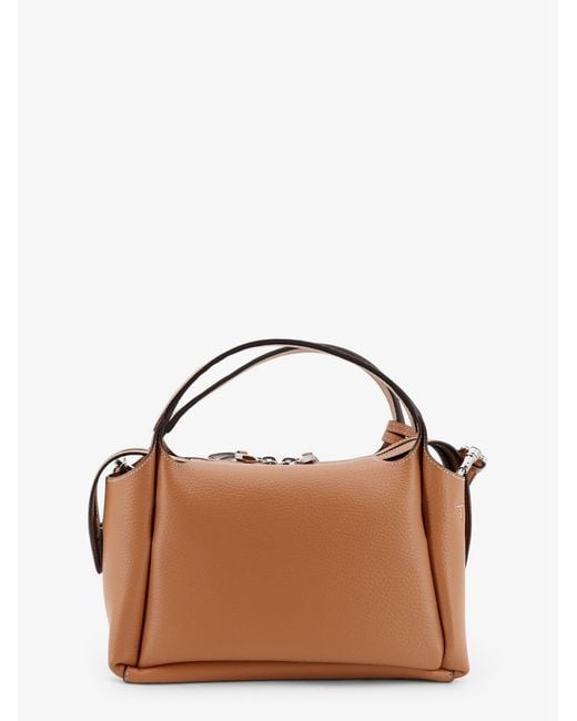 Tod's Brown Apa Leather Crossbody