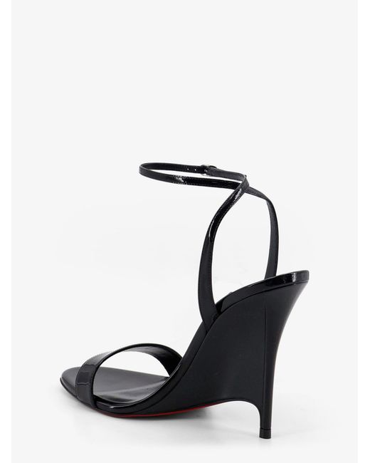 Christian Louboutin White Zeezeenella Leather Sandals