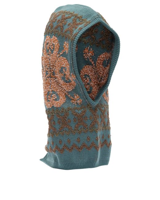 Kapital Green Snow-Gala Balaclava for men