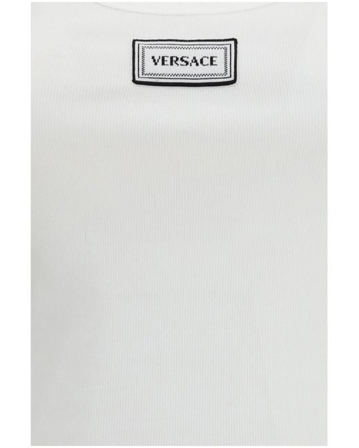 Versace White Tank Top