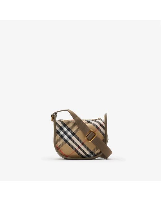 Burberry Metallic "B Clip" Crossbody Bag
