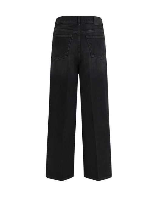 Totême  Black Wide-Leg Jeans