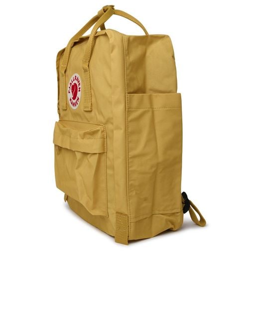Fjallraven Yellow Kanken Vinylon Backpack