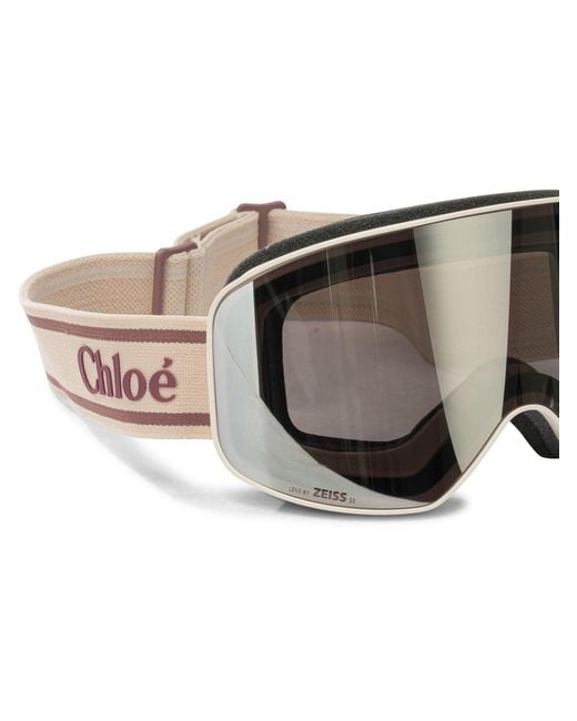 Chloé Metallic "Cassidy X Fusalp" Ski Mask
