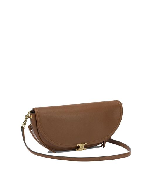 Céline Brown Shoulder Bags
