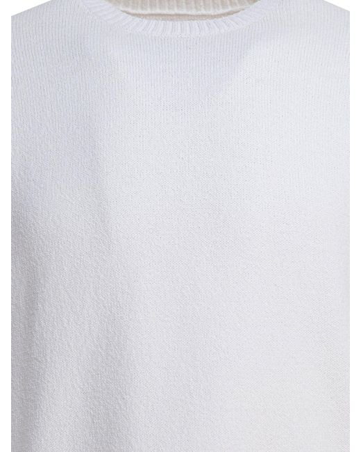Beams Plus White Lily Yarn Knitwear for men