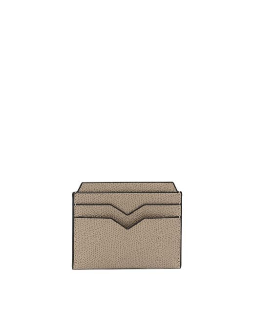 Valextra Gray "4 Cc" Cards Holder
