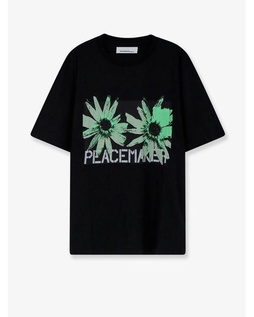 Oamc Peacemaker Black T-Shirt Cotton for men
